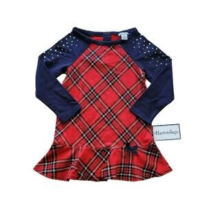 Hartstrings Red Plaid Dress | 3T